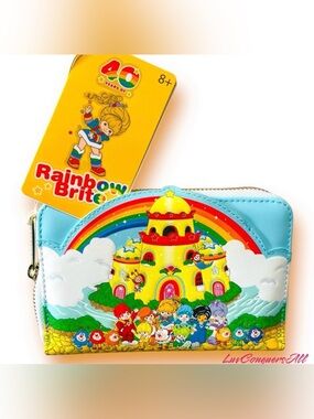 Loungefly Rainbow Brite and Friends Portrait Zip Around Wallet